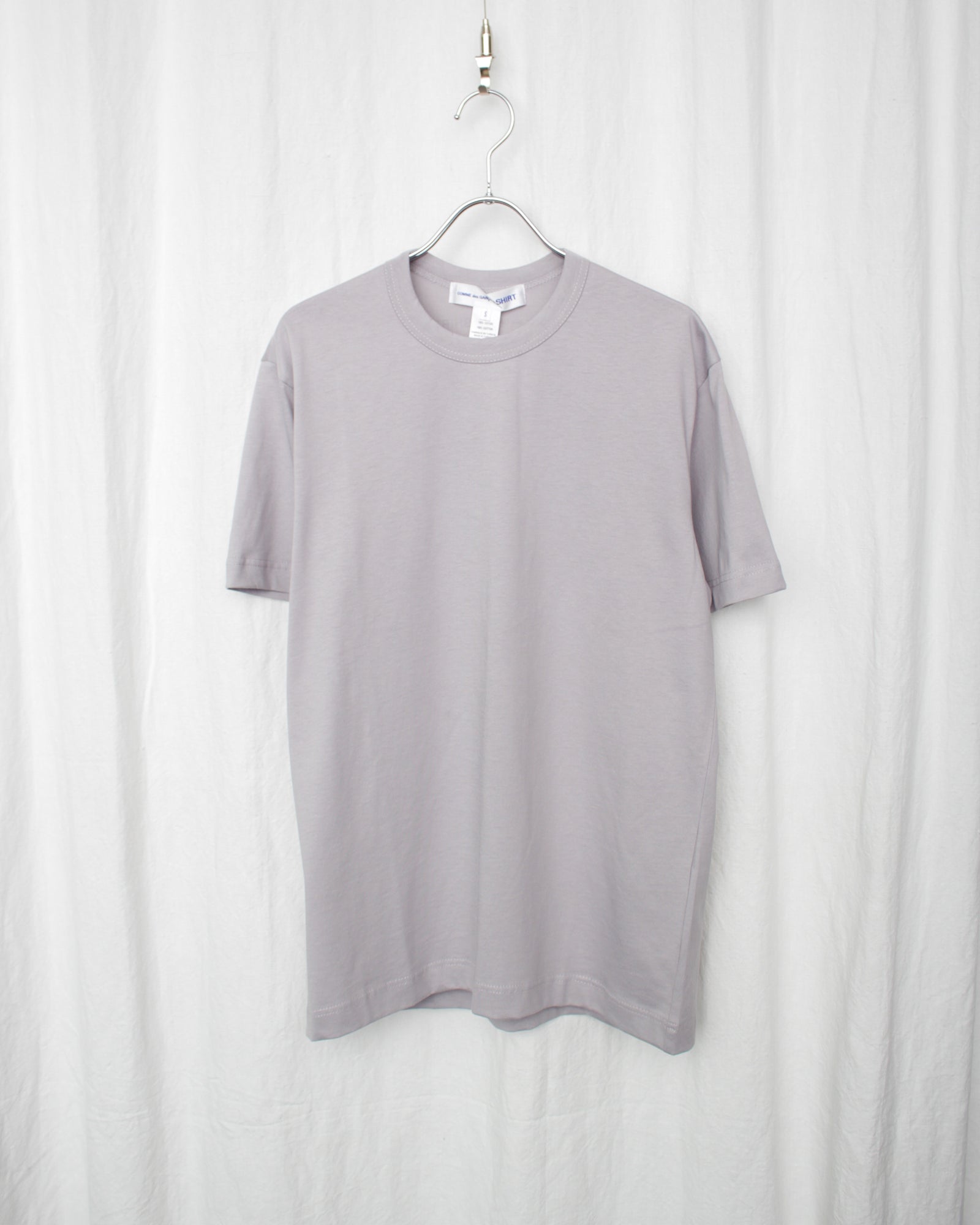 COMME DES GARÇONS SHIRT / COTTON JERSEY PLAIN WITH CDG SHIRT