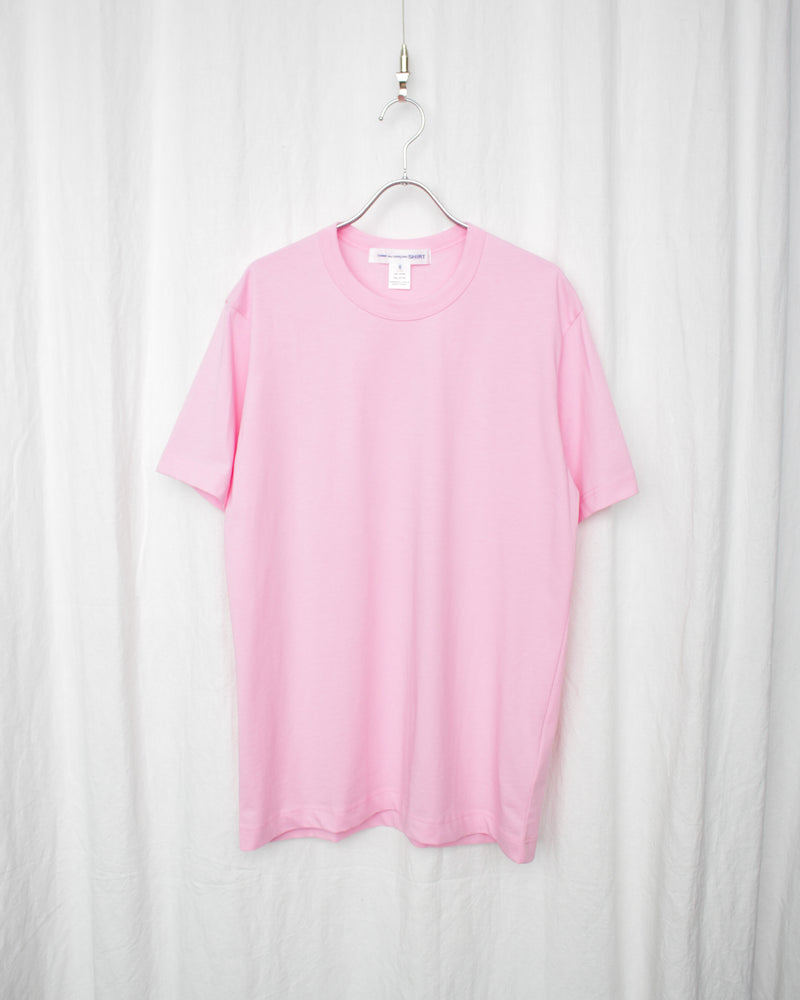 COMME DES GARÇONS SHIRT / LOGO S/S T-SHIRT - Pink (FN-T005-051)