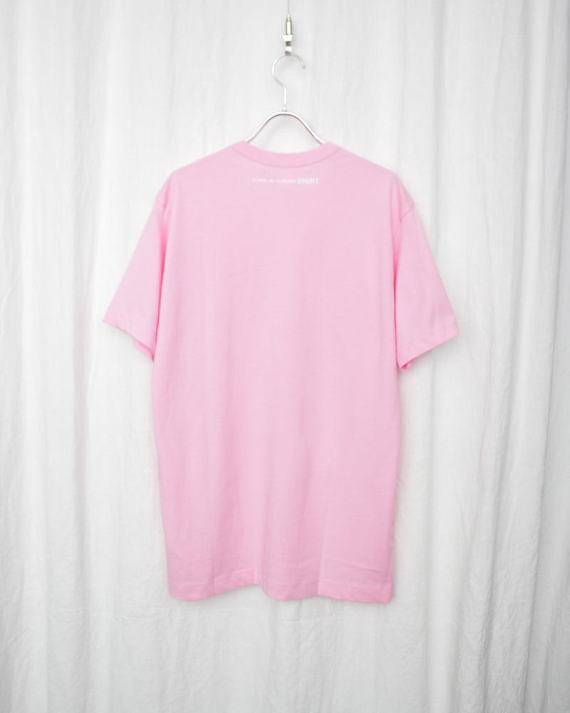 COMME DES GARÇONS SHIRT / LOGO S/S T-SHIRT - Pink (FN-T005-051)