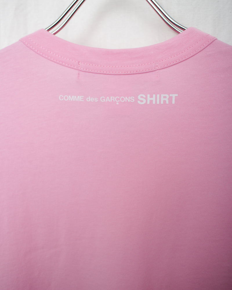 COMME DES GARÇONS SHIRT / LOGO S/S T-SHIRT - Pink (FN-T005-051)