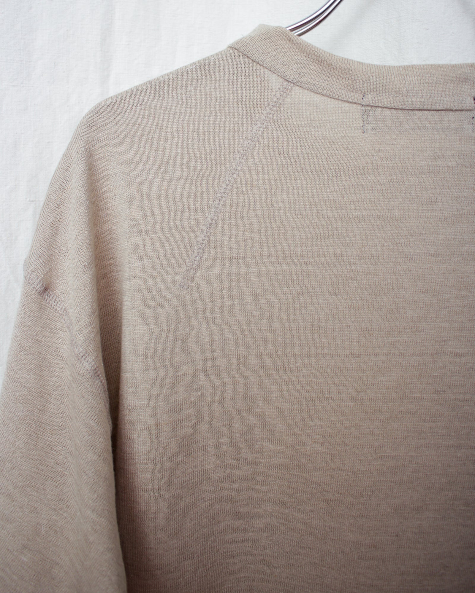 ENSOU. エンソウ 通販 RIGHT-POCKETED T-SHIRT (E12T005) Sand