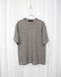 ENSOU. / RIGHT-POCKETED T-SHIRT - Stripe (E12T006)
