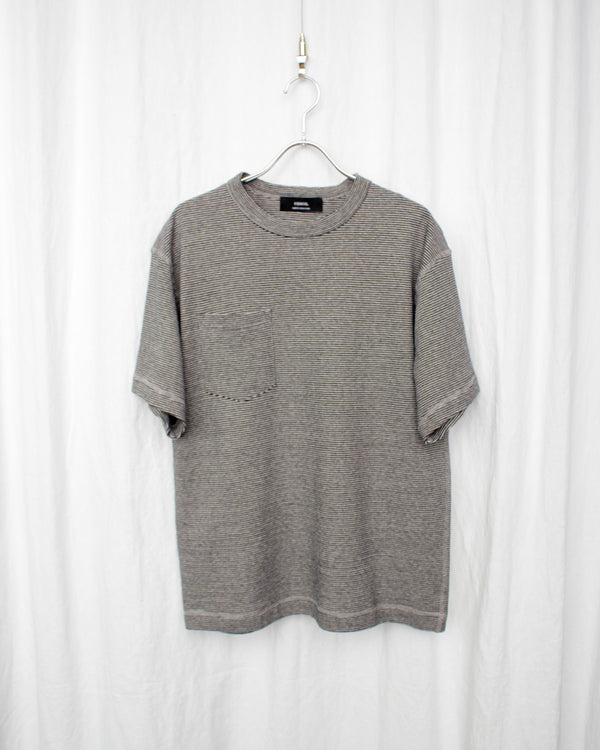 ENSOU. / RIGHT-POCKETED T-SHIRT - Stripe (E12T006)