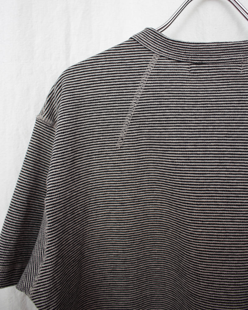 ENSOU. / RIGHT-POCKETED T-SHIRT - Stripe (E12T006)
