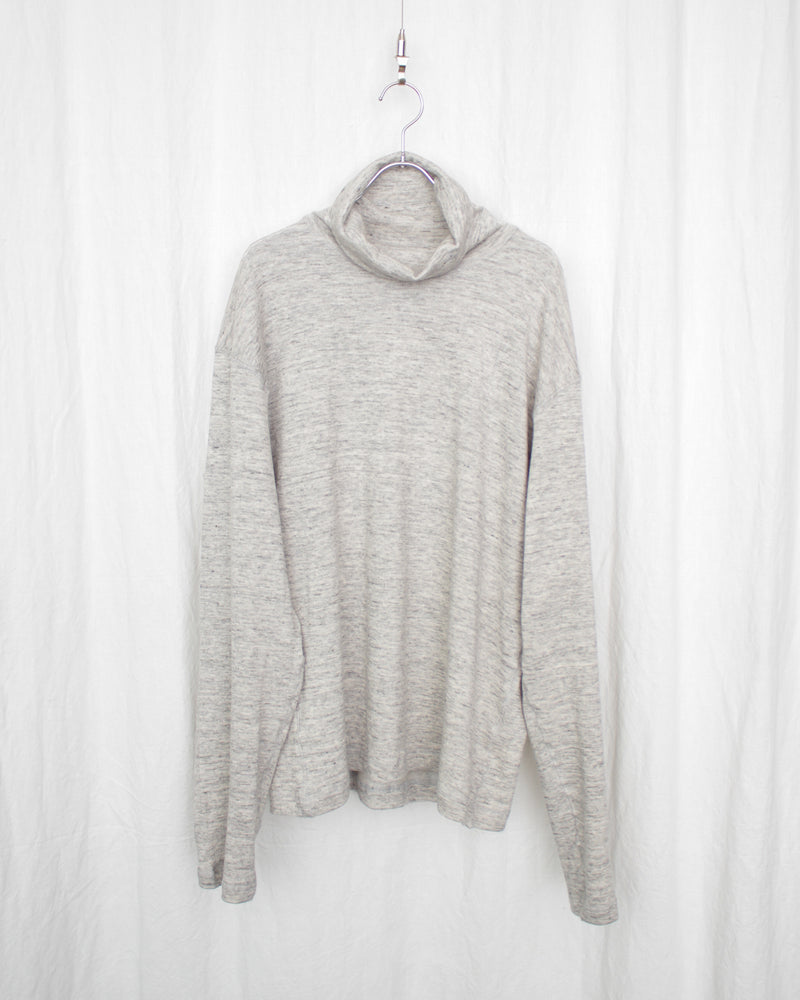 ENSOU. / TURTLENECK LONG SLEEVE SHIRT - Top Grey (E13T001)