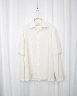 CAMISAS MANOLO / OFF WHITE DOUBLE SLEEVE SHIRT - Off White (CM-FIGMKT-03)
