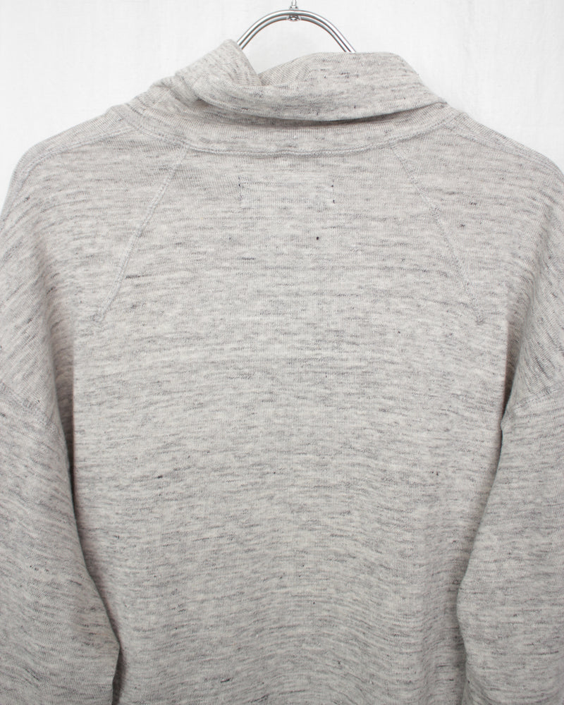 ENSOU. / TURTLENECK LONG SLEEVE SHIRT - Top Grey (E13T001)