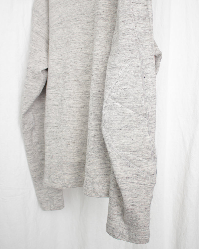 ENSOU. / TURTLENECK LONG SLEEVE SHIRT - Top Grey (E13T001)