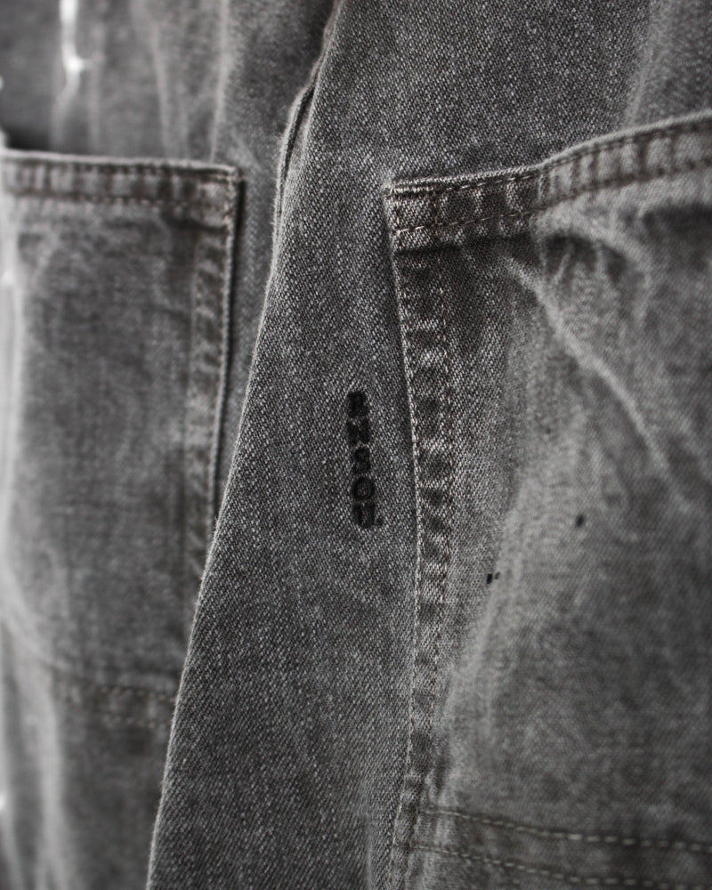 ENSOU. / SPLASH PAINTER JEANS - Sumi-Dyed Black (E13P010)