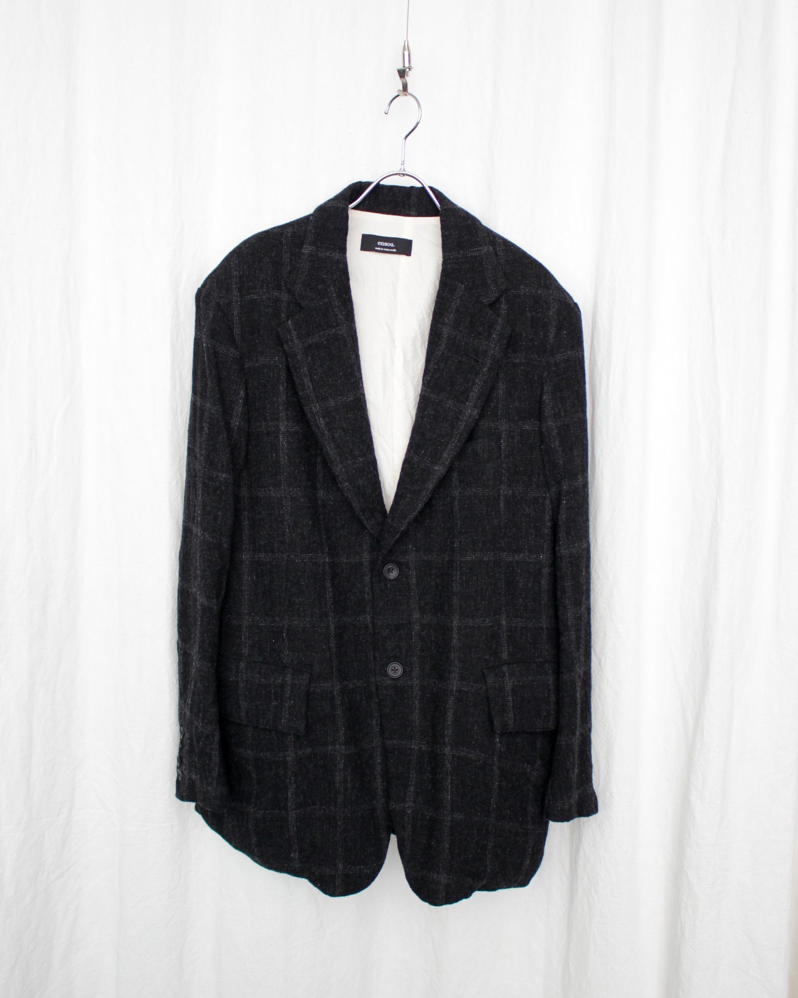 ENSOU. エンソウ 通販 2B DONI'S BLAZER (E13J002) Black Check