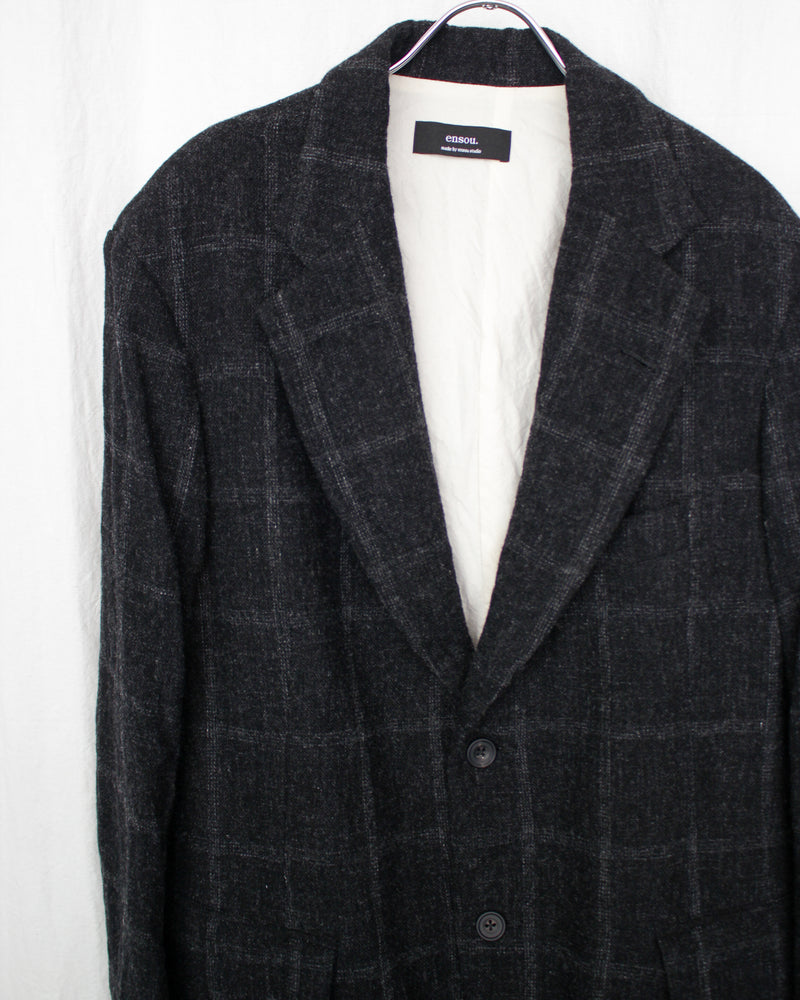ENSOU. / 2B DONI'S BLAZER - Black Check (E13J002)