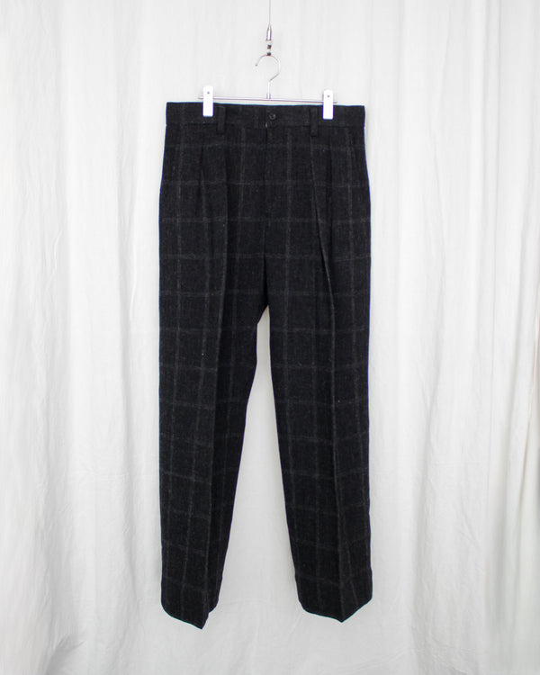 ENSOU. / DONI'S TROUSER - Black Check (E13P002)