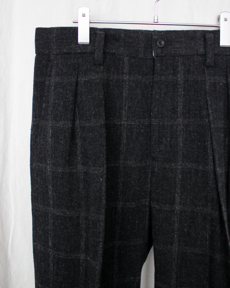 ENSOU. / DONI'S TROUSER - Black Check (E13P002)
