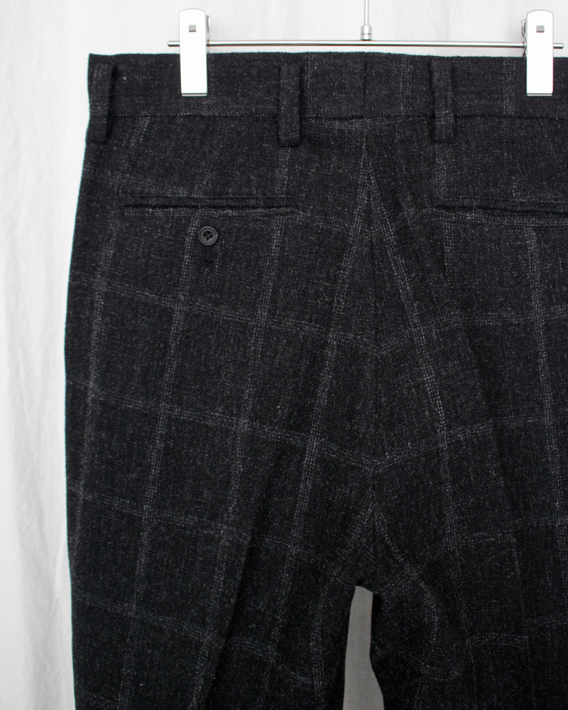 ENSOU. / DONI'S TROUSER - Black Check (E13P002)