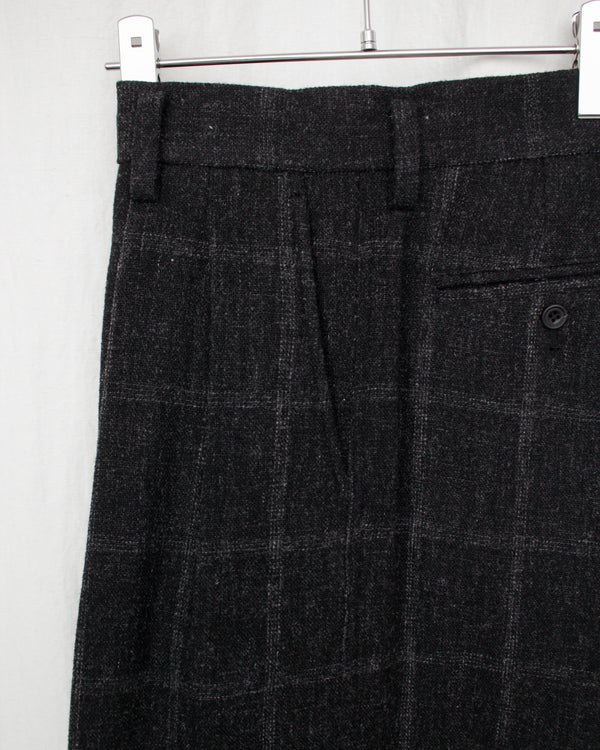 ENSOU. / DONI'S TROUSER - Black Check (E13P002)