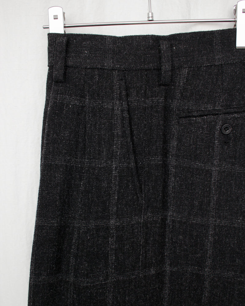ENSOU. / DONI'S TROUSER - Black Check (E13P002)
