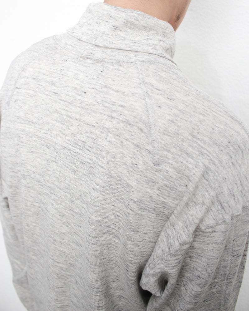 ENSOU. / TURTLENECK LONG SLEEVE SHIRT - Top Grey (E13T001)