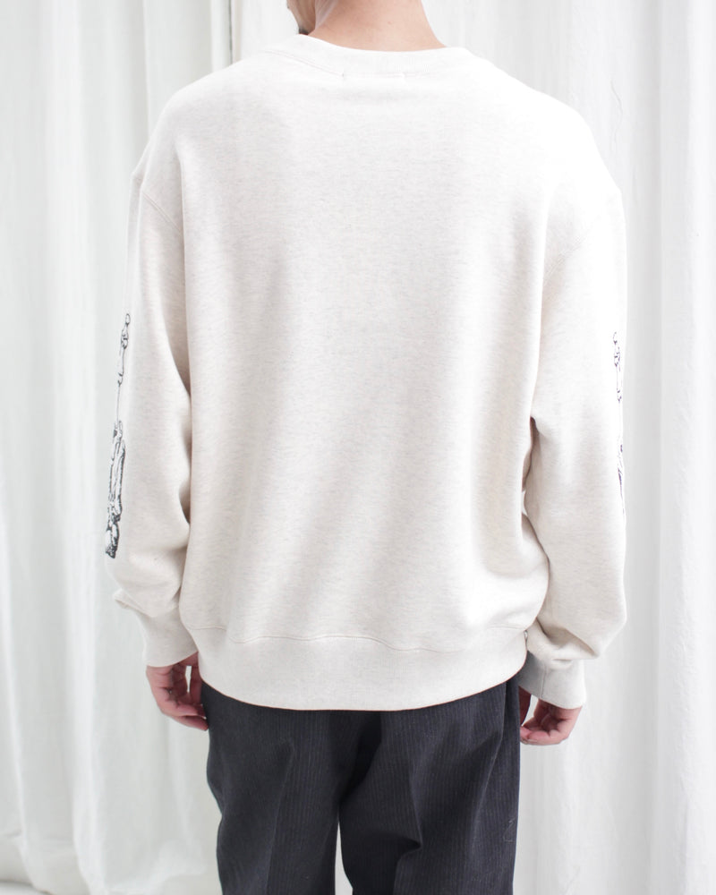 PEACE SWEATSHIRT (E11T004) Ivory