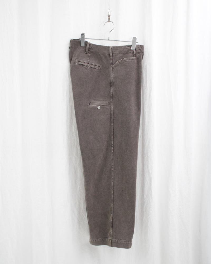 TROTTI BAGGY TROUSERS (OA-AW24-TRS-103-02) Brown