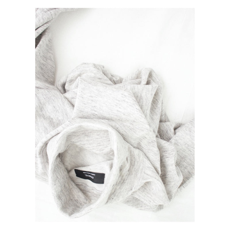 ENSOU. / TURTLENECK LONG SLEEVE SHIRT - White×Black (E13T002)