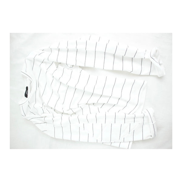 ENSOU. / D-SHAPED LONG SLEEVE TEE - White×Black (E13T005)