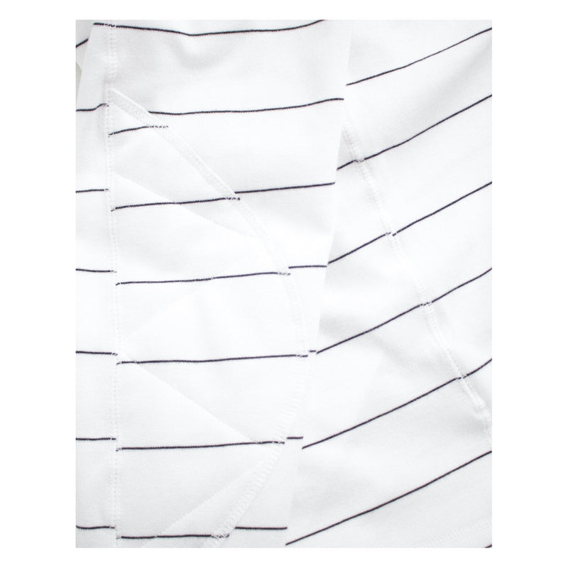 ENSOU. / D-SHAPED LONG SLEEVE TEE - White×Black (E13T005)