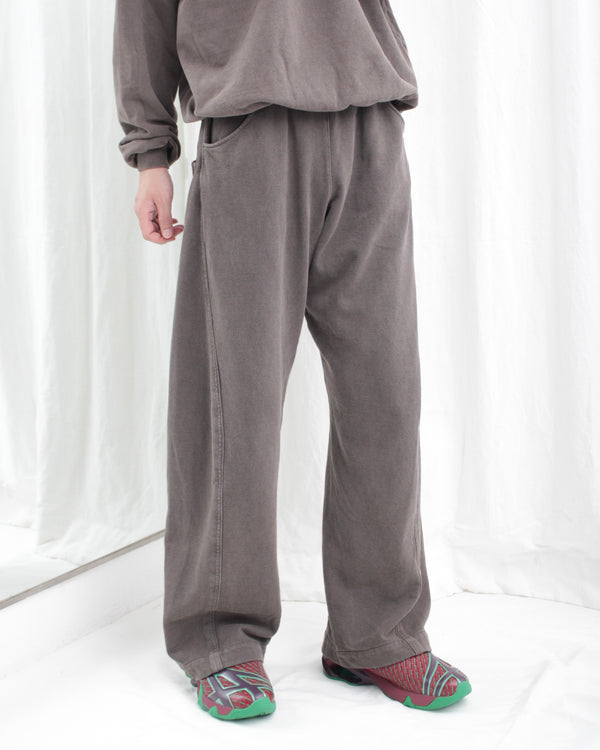 SHABBY TWISTED LOUNGE PANTS (OA-AW24-JER-103-02) Shabby Brown