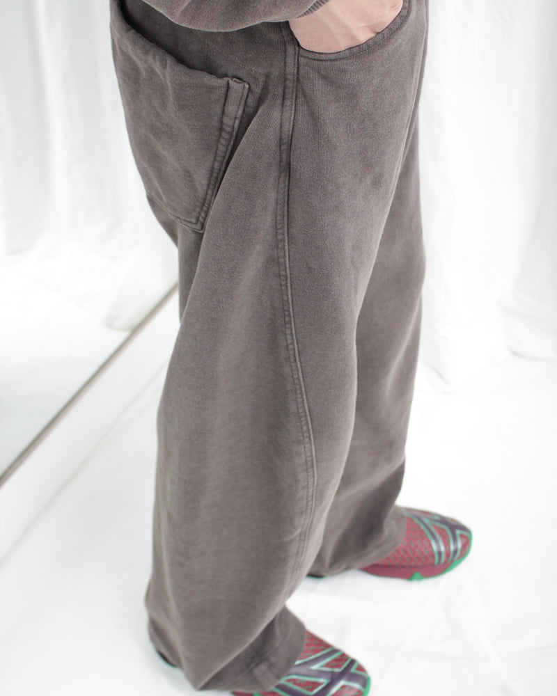 SHABBY TWISTED LOUNGE PANTS (OA-AW24-JER-103-02) Shabby Brown