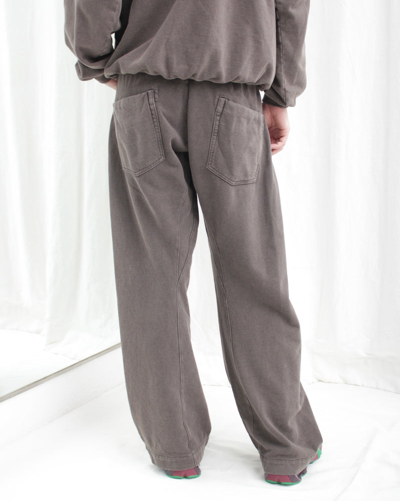 SHABBY TWISTED LOUNGE PANTS (OA-AW24-JER-103-02) Shabby Brown