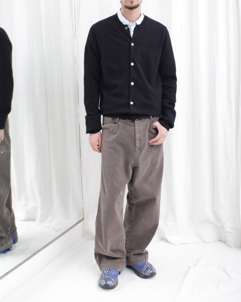 TROTTI BAGGY TROUSERS (OA-AW24-TRS-103-02) Brown