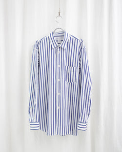 YARN DYED COTTON STRIPE POPLIN SHAPE2 (FZ-B125-061) 117 Stripe