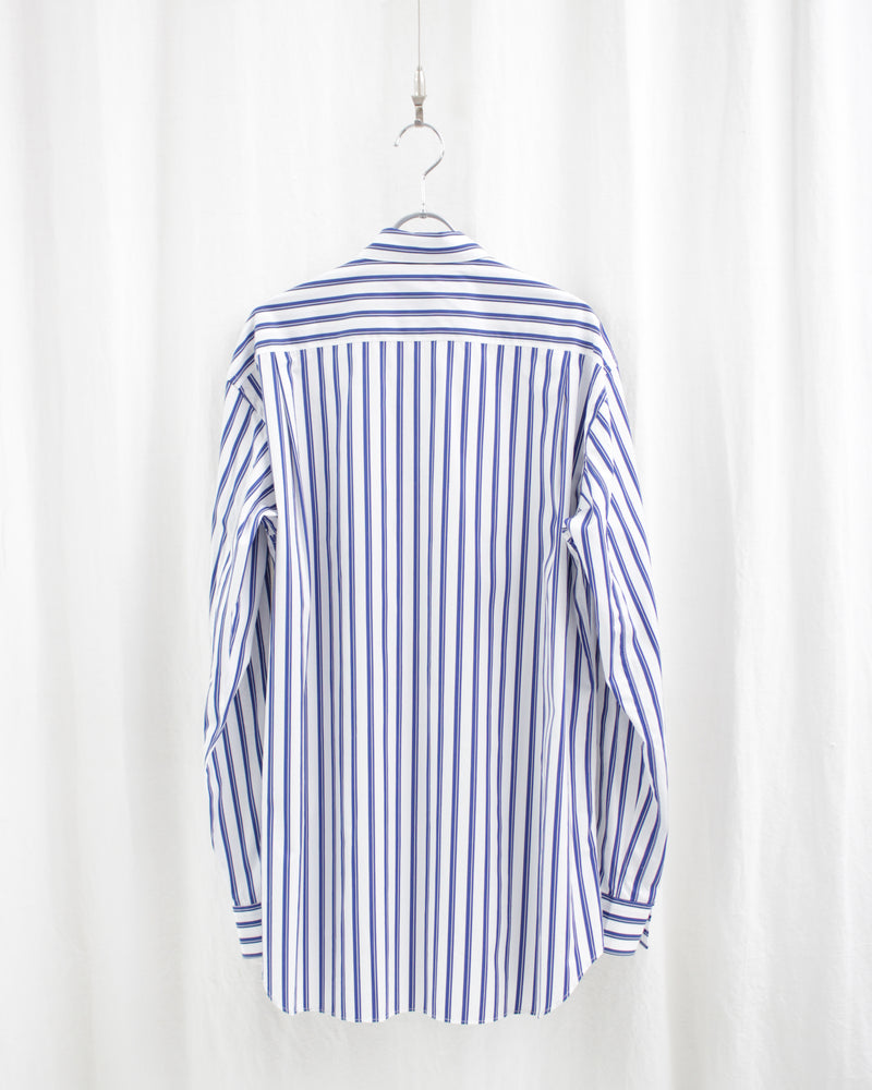 YARN DYED COTTON STRIPE POPLIN SHAPE2 (FZ-B125-061) 117 Stripe