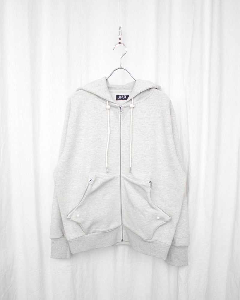 ZIP UP HOODIE XIN (003121202) L.Gray