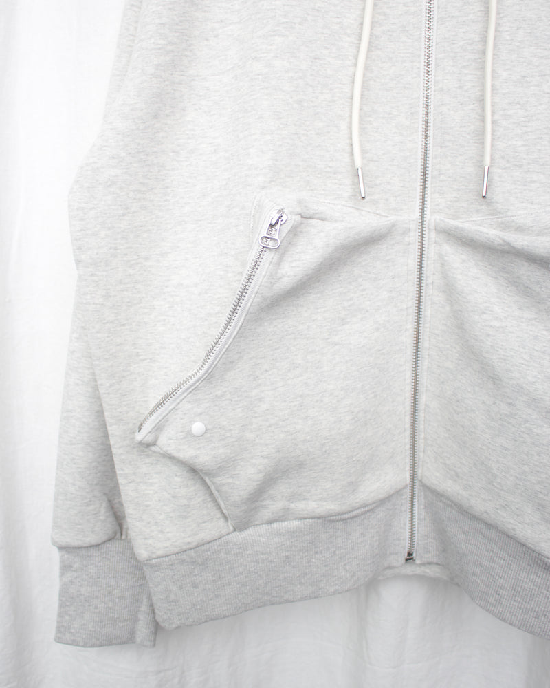 ZIP UP HOODIE XIN (003121202) L.Gray