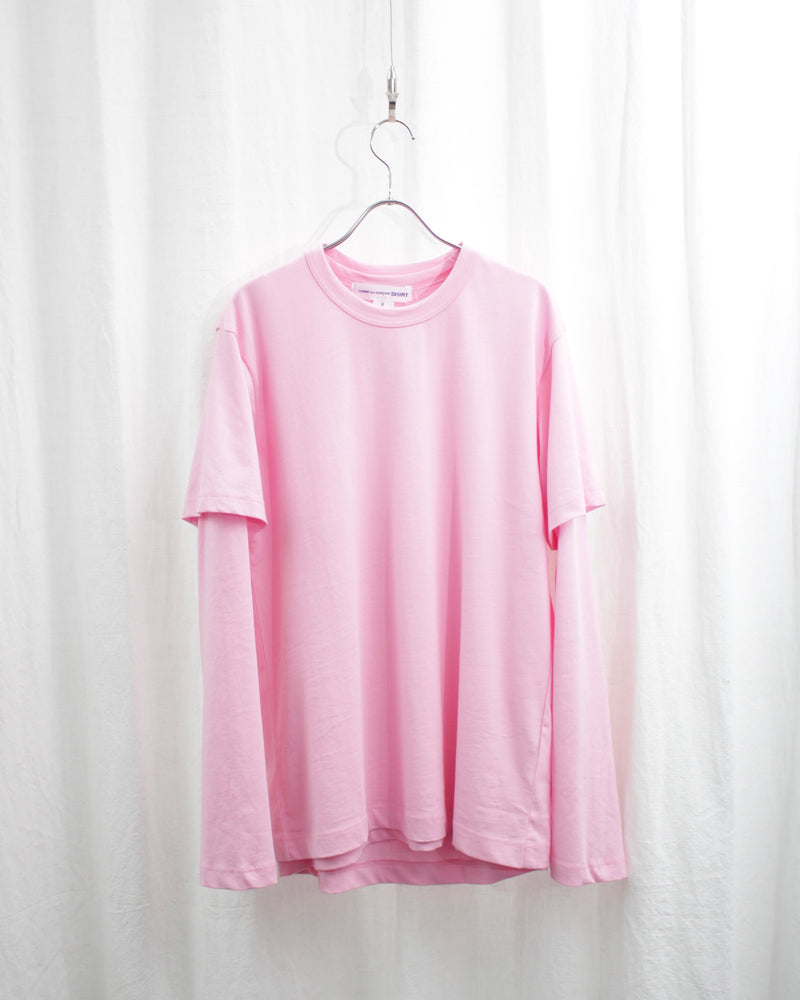 LOGO S/S T-SHIRT (FN-T005-051) Pink