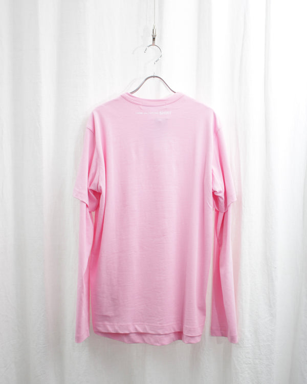 LOGO L/S T-SHIRT (FN-T004-051) Pink