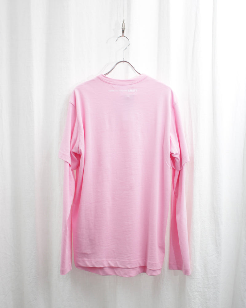 LOGO L/S T-SHIRT (FN-T004-051) Pink