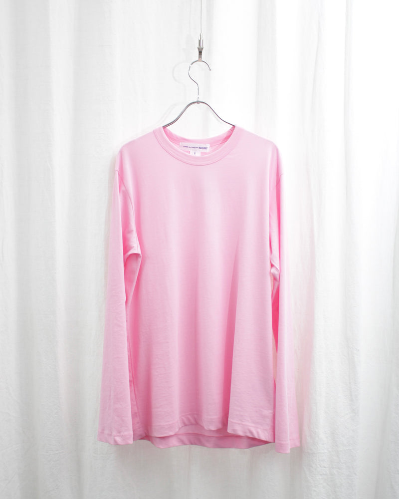 LOGO L/S T-SHIRT (FN-T004-051) Pink