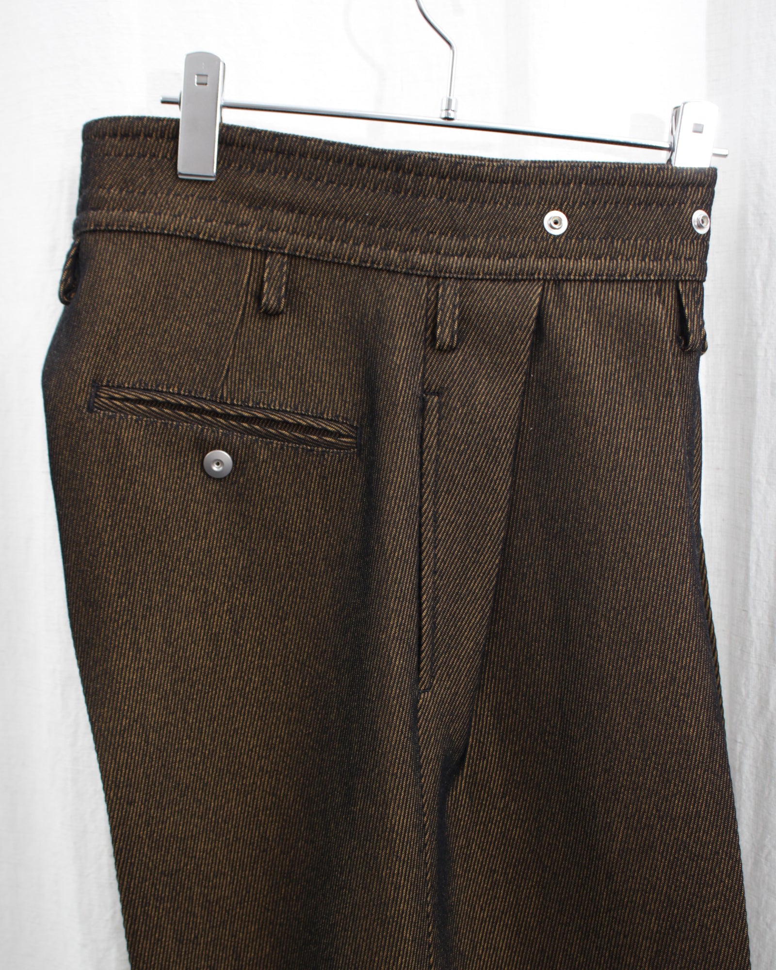 OMAR AFRIDI REICH PLEATED TROUSERS 定価11万 OMAR AFRIDI / REICH PLEATED TROUSERS | LIVING