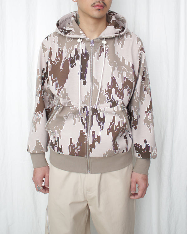 ZIP UP HOODIE XIN (003121202) Wik Camo