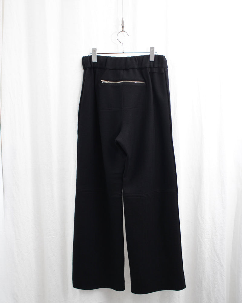 KNIT TRACK PANTS (E09P007) Black