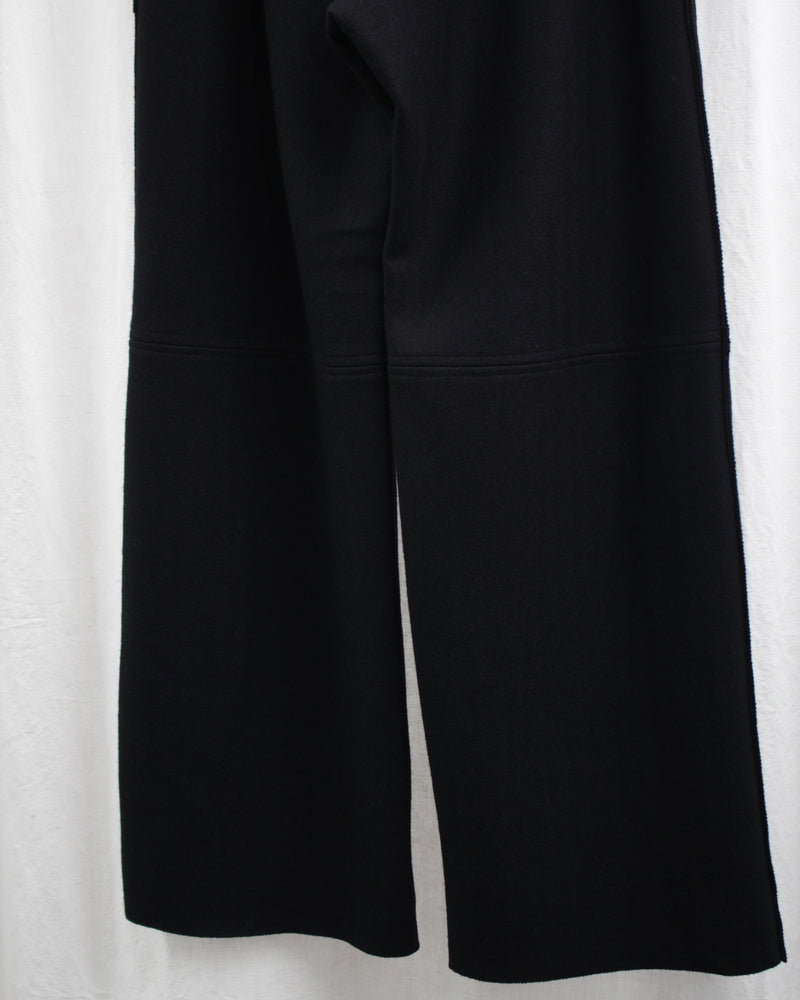 KNIT TRACK PANTS (E09P007) Black