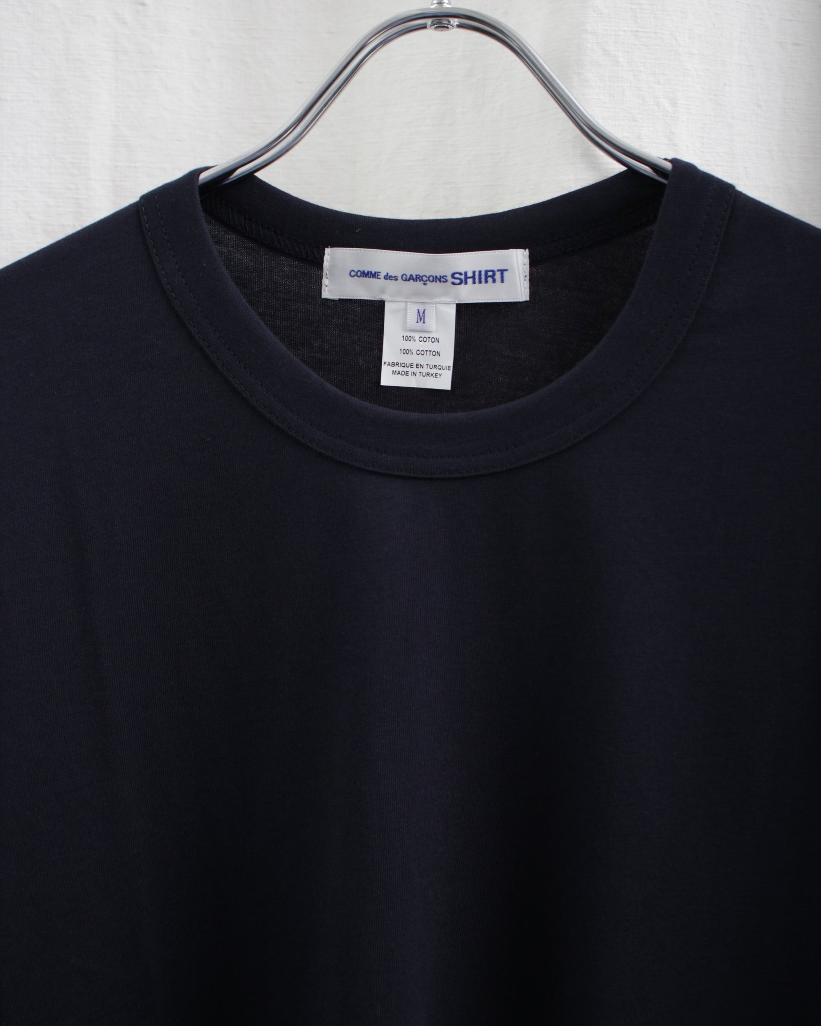 COMME des GARCONS COMME des GARCONS◆長袖カットソー/S/コットン/NVY/RG-T001 COMME des GARCONS HOMME（コム デ ギャルソン・オム）の「COMME