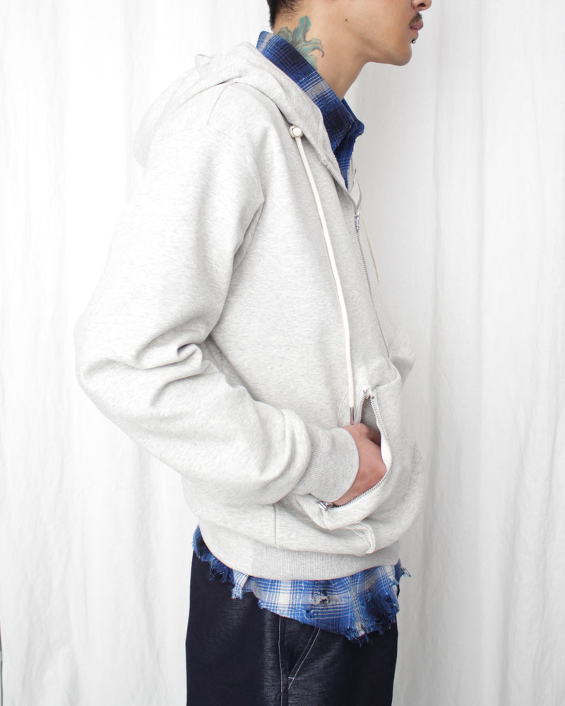 ZIP UP HOODIE XIN (003121202) L.Gray