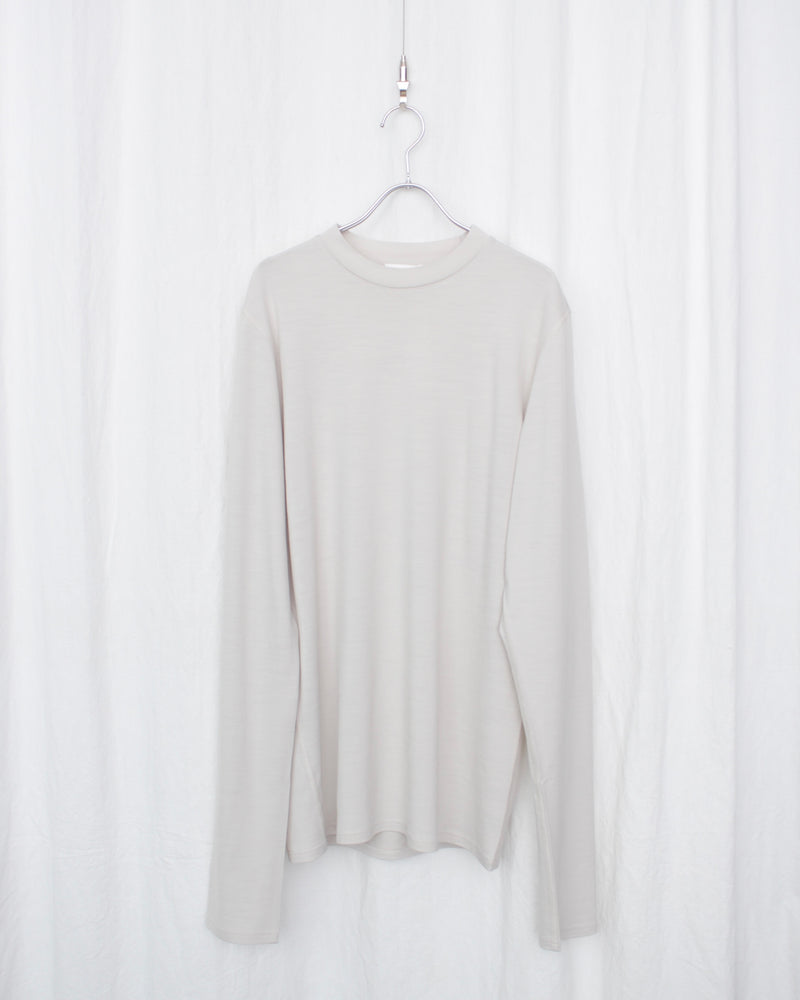 RIER / POLAR JERSEY ROUNDNECK - Talc (TSH16 JWV)