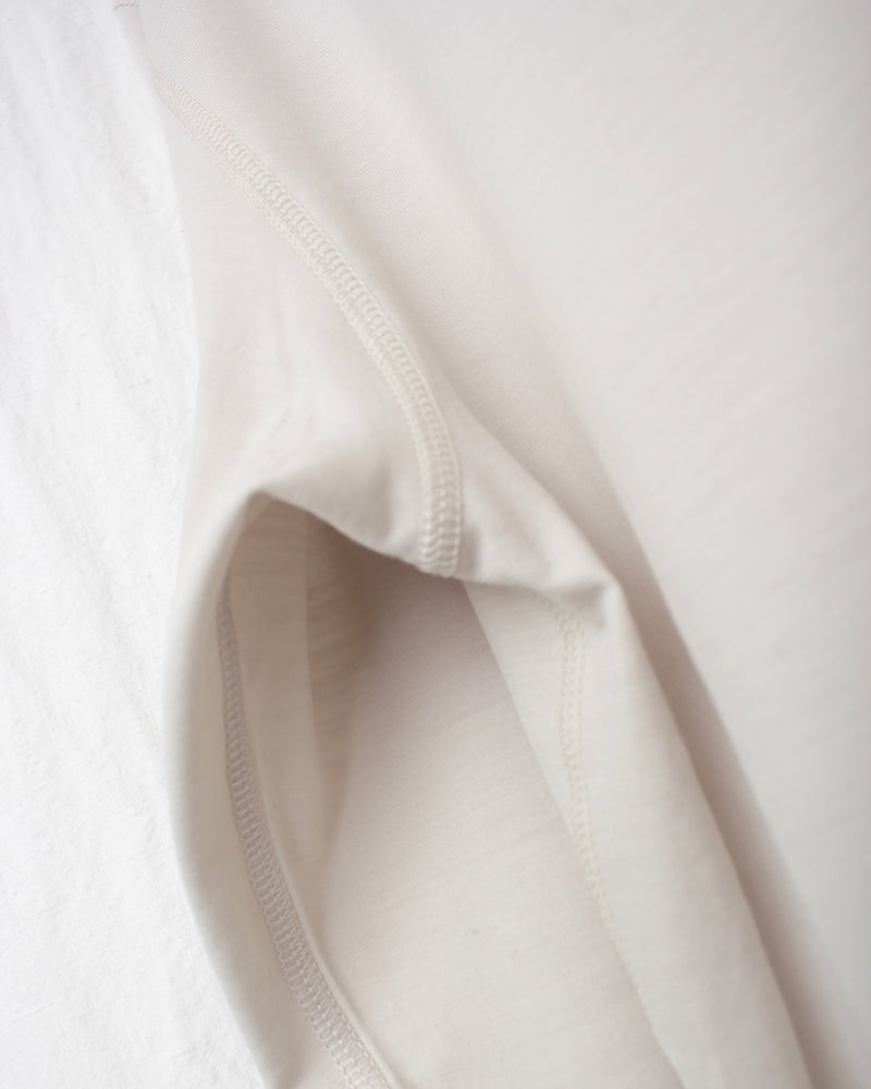 RIER / POLAR JERSEY ROUNDNECK - Talc (TSH16 JWV)