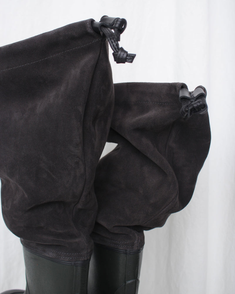 RIER / FARMER RAIN BOOTS - Forest Anthracite Velours (SHO29 BTS)