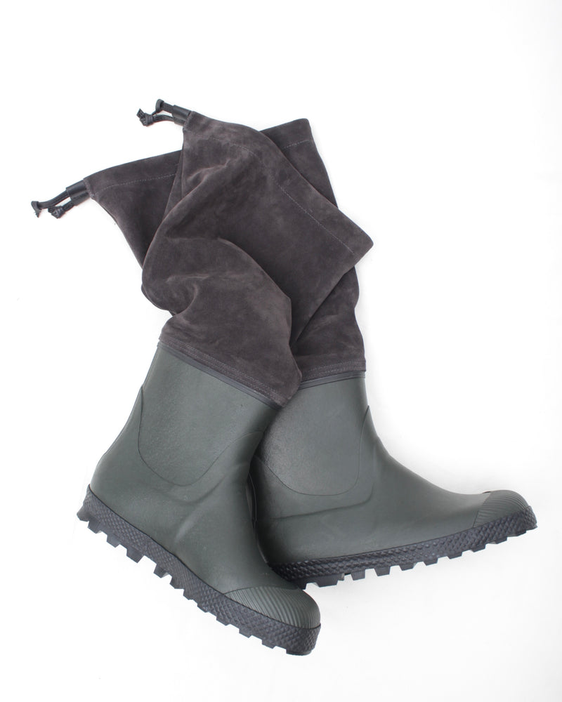 RIER / FARMER RAIN BOOTS - Forest Anthracite Velours (SHO29 BTS)