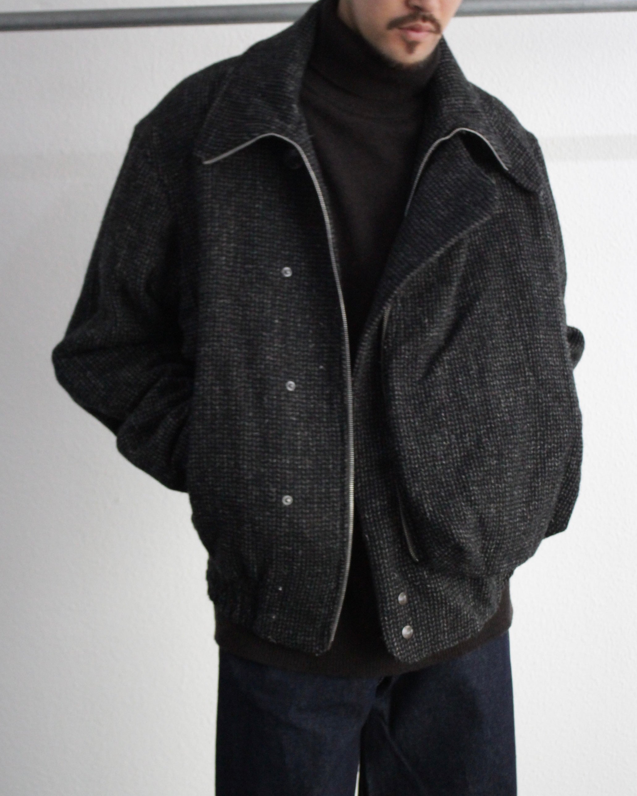 DRIES VAN NOTEN / VILLER / RUSTIC WOOL TWEED FROM LOVAT MILL DRIES VAN NOTEN / VILLER / RUSTIC WOOL TWEED FROM LOVAT MILL