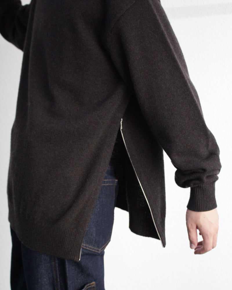 MUZO SWEATER (242-021247-9719) Dark Brown